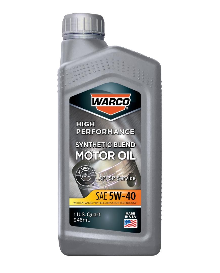 Warco 5W-40 Synthetic Blend Engine Oil