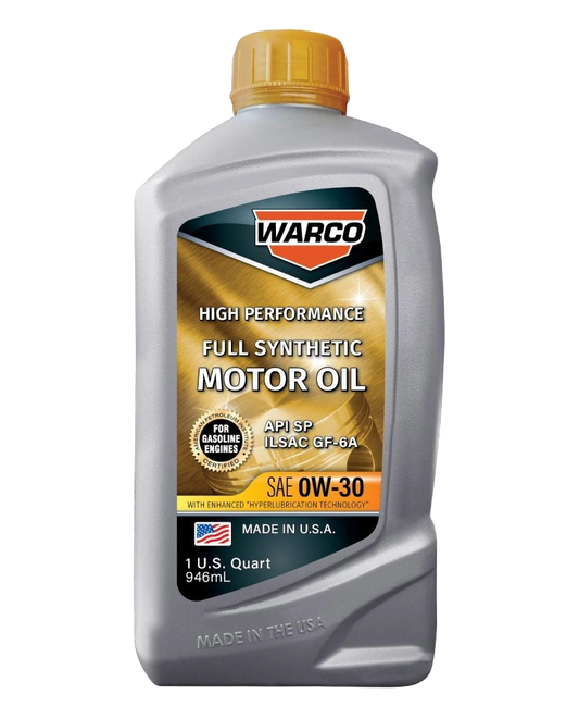 Warco 0W-30 Full Synthetic Engine Oil